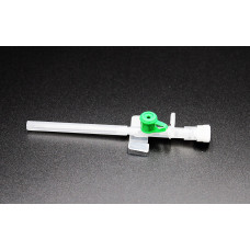 RAMYFLON Safety IVC with wings & without injection port with blood control/notched needle, push button