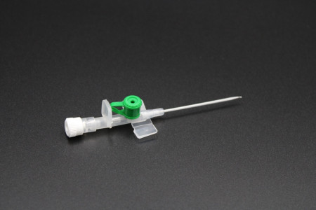 RAMYFLON Safety I.V Cannula with Wings with Injection Port