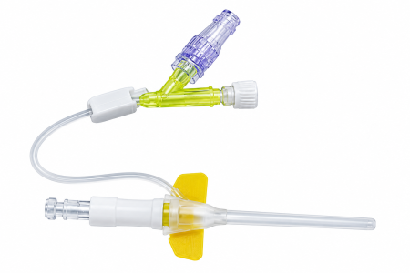 RAMYFLOM Safety I.V Cannula with Closed System – Dual Port