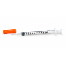 INSPIRE U-100 Insulin Syringe, fixed needle with or w/o protective end cap